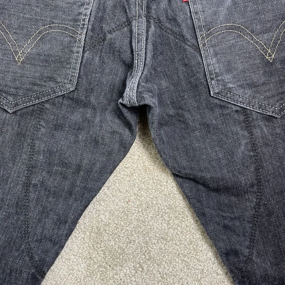 Levi’s 511 Slim Fit Jeans 32x31.5 Dark Gray Utility Variant Angled Back Pockets‎